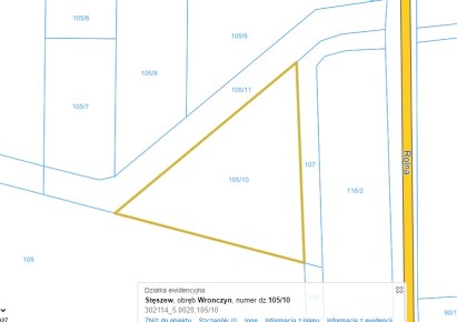 działka na sprzedaż - Stęszew (gw), Wronczyn